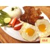 464. CƠM TẤM SƯỜN NƯỚNG, TRỨNG ỐP LA - GRILLED PORK CHOP & FRIED EGGS WITH STEAMED RICE